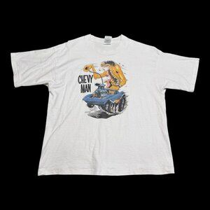 Vintage 1997 FOTL Chevy Man‎ Ratfink Ed Roth Cotton Shirt Adult Boxy Small